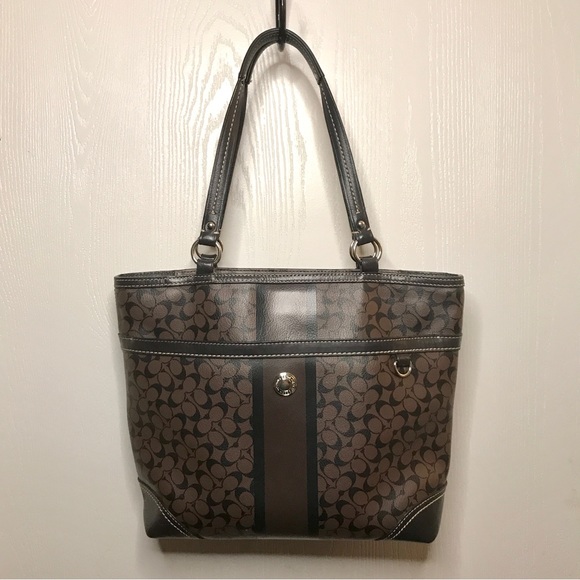 Coach Bags Coach Signature Logo Handbag Tote Purse Poshmark